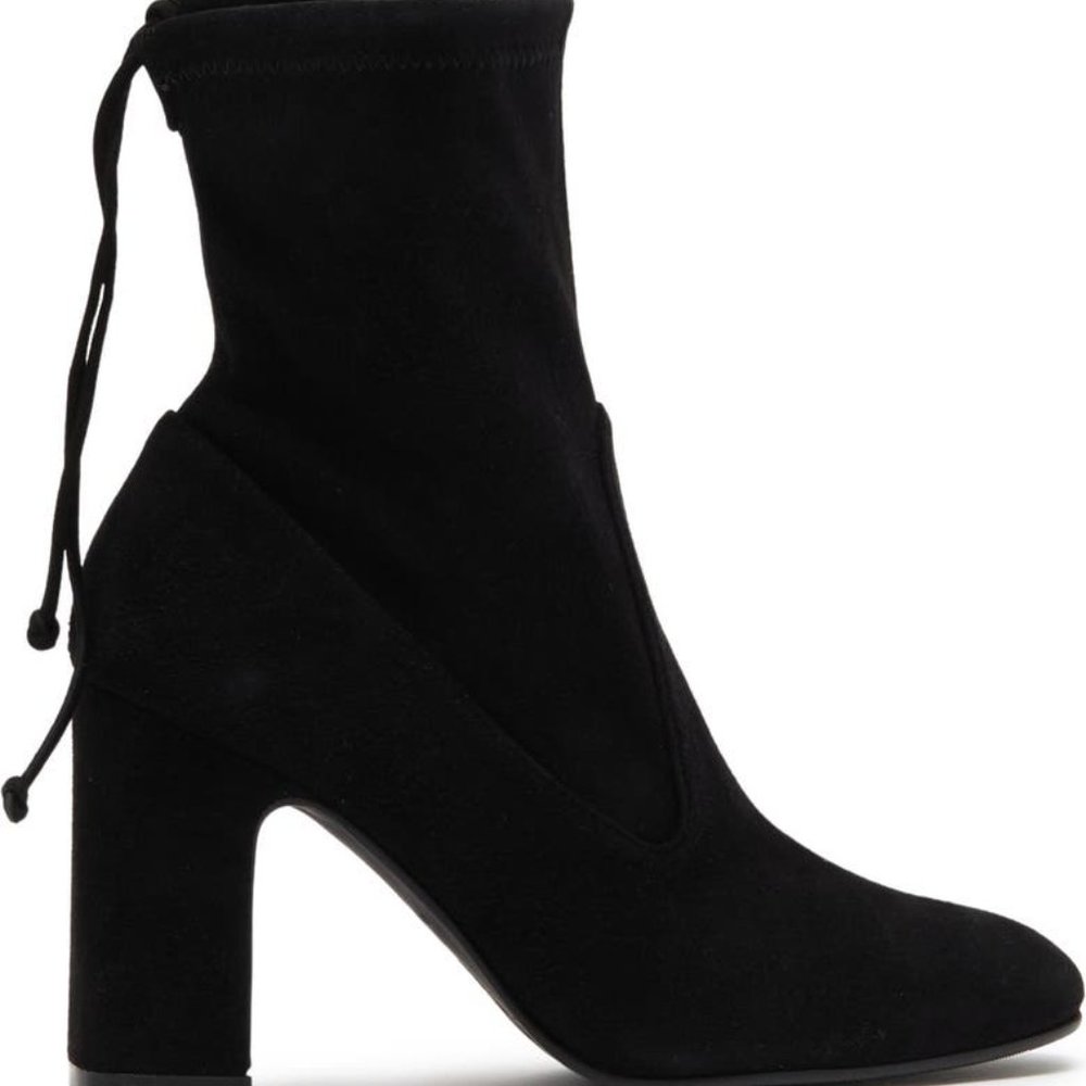 Stuart Weitzman® Benita Lace Back Stretch Suede Boot